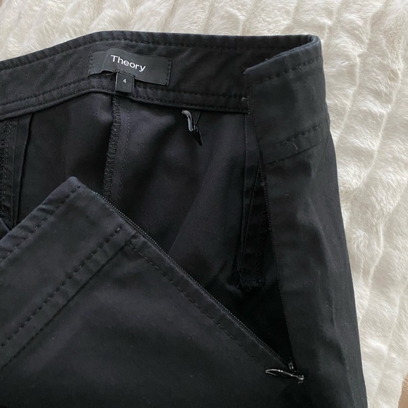Theory High Waisted Black Trouser/ Pants - Picture 3 of 6